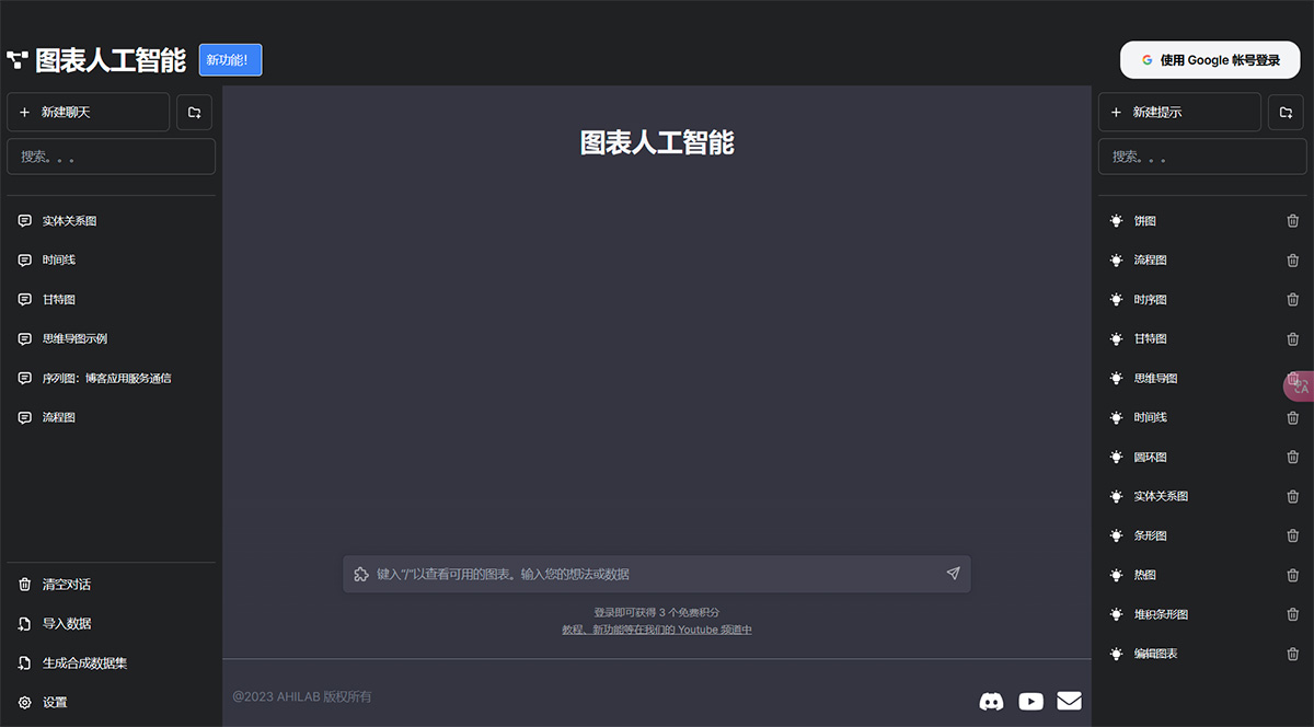 ChartAI:人工智能驱动的图表生成工具_